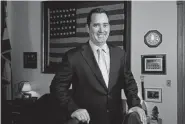  ?? Joe Amon, The Denver Post ?? Walker Stapleton has served two terms as Colorado’s state treasurer. He is hoping to become the state’s second Republican governor in the past 45 years.