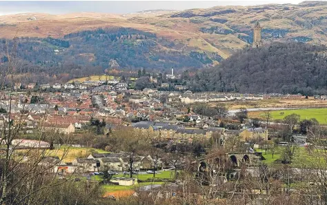  ?? Picture: Steve MacDougall. ?? The city of Stirling tops the chart when it comes to comparison­s of average earnings with the average price of houses.