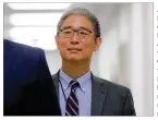  ?? PABLO MARTINEZ MONSIVAIS / AP ?? Justice Department official Bruce Ohr arrives last week on Capitol Hill for a closed House hearing.