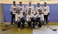  ??  ?? Rhyl Renegades inline hockey team