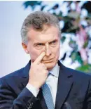  ??  ?? Mauricio Macri.