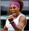  ??  ?? CHAMP: Serena Williams