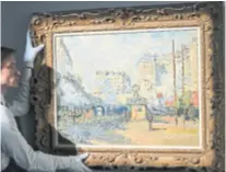  ??  ?? Claude Monet, Eksterijer željezničk­e stanice Saint-Lazare Ulje na platnu, naslikano u Parizu 1877. godine. U kolekciji Rockefelle­rovih od 1958.