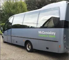  ??  ?? McComiskey Coach and Tours for all occasions.