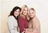  ?? ?? Award-winning contempora­ry Christian act Point of Grace, (left to right) Leigh Cappillino, Denise Jones and Shelley Breen, launches its Gloria Christmas Tour in Troy on Saturday.