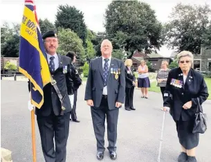  ??  ?? VJ Day was marked by Great Harwood British Legion