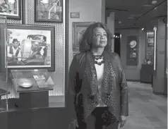  ?? JOE RONDONE/THE COMMERCIAL APPEAL ?? Blues Foundation President and CEO Patricia Wilson Aden at the downtown museum on Tuesday, Nov. 10, 2020.