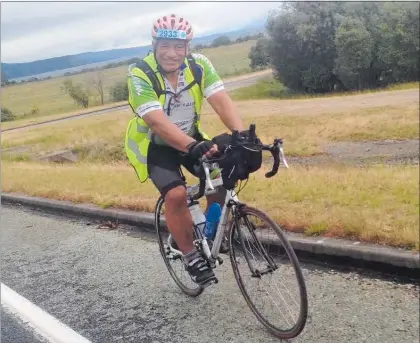  ??  ?? Rewi Tipene completed 12 Lake Taupo Cycle Challenges.