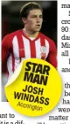  ??  ?? STAR MAN JOSH WINDASS
Accrington