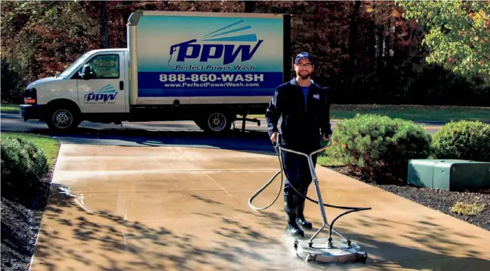  ?? ?? Perfect Power Wash’s team of profession­al technician­s have the experience, training, and equipment to provide the best results possible for your property, guaranteed.