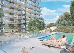  ??  ?? 8 unidades cuentan con grandes balcones y terrazas. 7 BOSQUE DE
LECTURA. Un espacio calmo para alejarse del ruido de la ciudad. 8 AMENITIES. Pileta, solarium, gimnasio y laundry, entre otros.