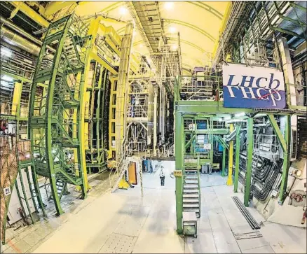  ?? CERN ?? El detector LHCb, donde se han encontrado los indicios de la nueva partícula