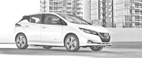  ?? Nissan photo ?? Nissan has just unveiled an upgraded Leaf, the LEAF e+.—