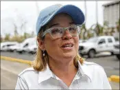  ?? JOE RAEDLE / GETTY IMAGES ?? President Donald Trump took to Twitter Saturday to criticize San Juan Mayor Carmen Yulin Cruz. “The Mayor of San Juan, who was very compliment­ary only a few days ago, has now been told by the Democrats that you must be nasty to Trump,” he wrote. Cruz...