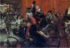  ??  ?? Allegria Giovanni Boldini, «Scena di festa», 1889 circa