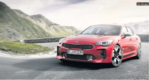  ??  ?? Kia Stinger