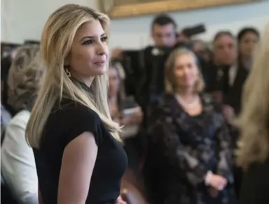  ?? SAUL LOEB/AFP/GETTY IMAGES ?? Nordstrom says the plunge in sales of Ivanka Trump products became particular­ly pronounced in the back half of the year.