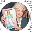  ?? ?? DOLLED UP: Ruth Handler, who ran Mattel with her husband, took credit for Barbie after Jack Ryan’s death and cut him out.