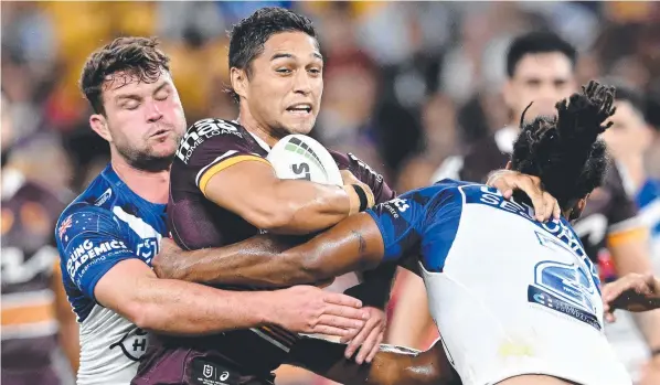  ?? ?? Te Maire Martin has signed with the Brisbane Broncos on an extended two-year contract. Picture: Getty Images