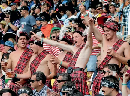  ?? PHOTO: MONIQUE FORD/FAIRFAX NZ ?? An academic says Sevens organisers had no choice but to take a hard line against excessive drinking at the annual event in Wellington.