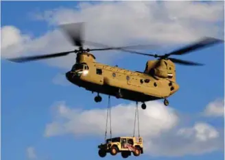  ??  ?? The CH-47F Chinook: soon in Indian colours