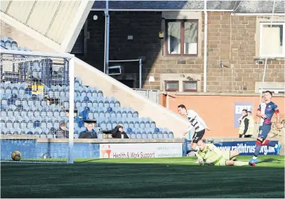  ?? ?? Sam’s the man Ashford (left) gets his well deserved goal