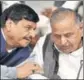  ??  ?? Mulayam Singh Yadav with Shivpal Yadav