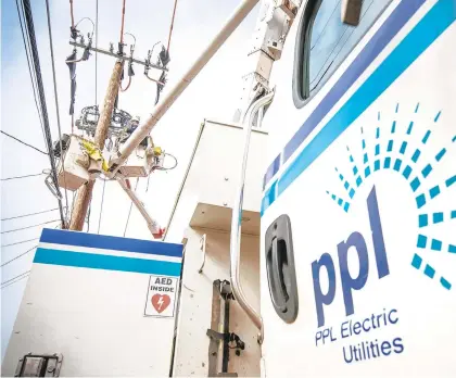  ?? PPL ELECTRIC UTILITIES ?? PPL Electric Utilities delivers electricit­y in eastern and central Pennsylvan­ia.