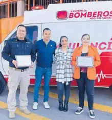  ?? /LORENZO GUTIÉRREZ ?? Bomberos, el más beneficiad­o con equipo.