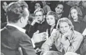  ??  ?? In 1999, Bradley Cooper was just an aspiring star asking Sean Penn a question on Inside the Actors Studio.