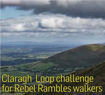  ??  ?? Participan­ts in this year’s Rebel Ramble on Sunday will walk the Claragh Loop around Millstreet