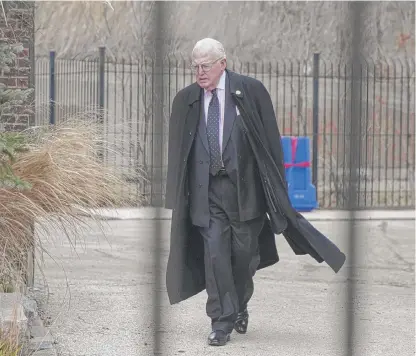  ?? ANTHONY VAZQUEZ/SUN-TIMES FILE PHOTO ?? Ald. Ed Burke, a student of history now on trial accused of extortion, perhaps should have spent more time studying the city’s ethics ordinance.