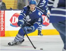  ?? A N D E R S E N / G E T T Y I MAG E S ?? Maple Leafs forward Richard Panik said he is feeling more confident about his game with increased ice time.