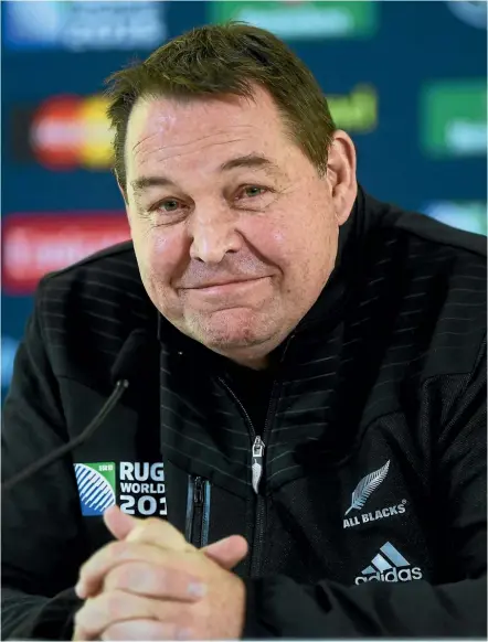  ??  ?? Steve Hansen says the Wallabies’ claims are ‘rubbish’.