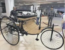  ??  ?? 0 The first successful petrol-driven car, built by Karl Benz, was patented on this day in 1886
