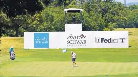  ?? DAVID J. PHILLIP/ASSOCIATED PRESS ?? Dustin Johnson putts on the 13th green during practice for the Charles Schwab Challenge, which begins Thursday in Fort Worth.