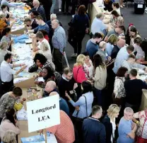  ??  ?? FROM TOP: Green Party leader Eamon Ryan in the RDS; Fianna Fail’s Micheal Martin at the count in Cork’s Nemo Rangers Sports Centre; Counting in Athlone IT