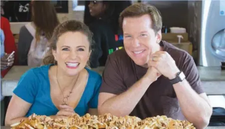  ??  ?? Audrey and Jeff Dunham host “Incredible Edible America With the Dunhams”