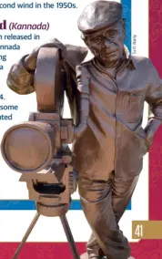  ??  ?? RIGHT Statue of director Yash Chopra, whose films were renowned for their glamorous style