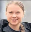  ??  ?? Activist Greta Thunberg