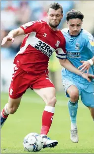  ?? ?? CAPTAIN MARVEL: Boro skipper Jonny Howson