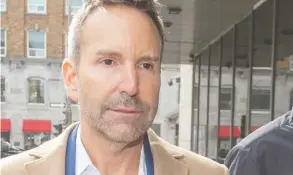  ?? RYAN REMIORZ / THE CANADIAN PRESS FILES ?? Former TV personalit­y Eric Salvail is on trial for sexual assault, harassment and unlawful confinemen­t in connection with events alleged to have occurred in 1993