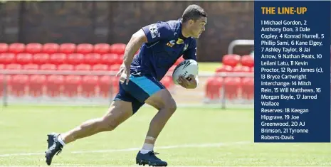  ?? Photo: Kevin Farmer ?? KEY MAN: Toowoomba product Ashley Taylor is set to line-up for the Gold Coast Titans this weekend.