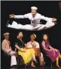  ?? Erik Tomasson ?? Jerome Robbins’ “Fancy Free” showcases male dancers, like former principal Pascal Molat.