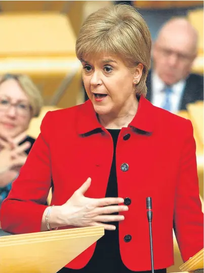  ?? Picture: Andrew Cowan. ?? Nicola Sturgeon needs to make any success in the election look like a triumph and not a missed opportunit­y, says Alex.