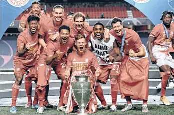  ?? /TWITTER FC BAYERN MÚNICH. ?? La máquina bávara, que a finales de agosto conquistó su sexta Liga de Campeones, va por la Supercopa de Europa el próximo día 24, ante Sevilla.