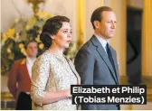  ??  ?? Elizabeth et Philip (Tobias Menzies)