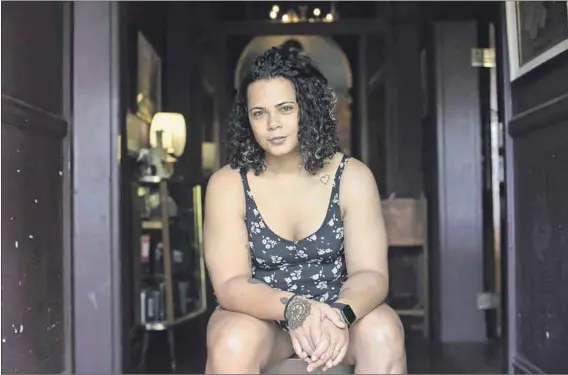  ?? Photo: David Harrison ?? All-round queer baddie: Zoey Black’syoutube channel covers everything from her journey as a trans woman to tips on using a camera. She’s pictured here at A Touch of Madness restaurant in Observator­y, Cape Town.