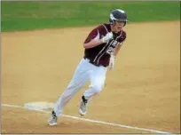  ?? TANIA BARRICKLO — DAILY FREEMAN ?? Kingston’s Christian Ott rounds third on his way to home during Tigers’ victory over Middletown at Gruner Field.