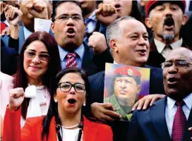  ?? FOTO ?? La presidenta de la ANC chavista, Delcy Rodríguez, afirmó: “vinimos a apartar del camino todos los obstáculos”.